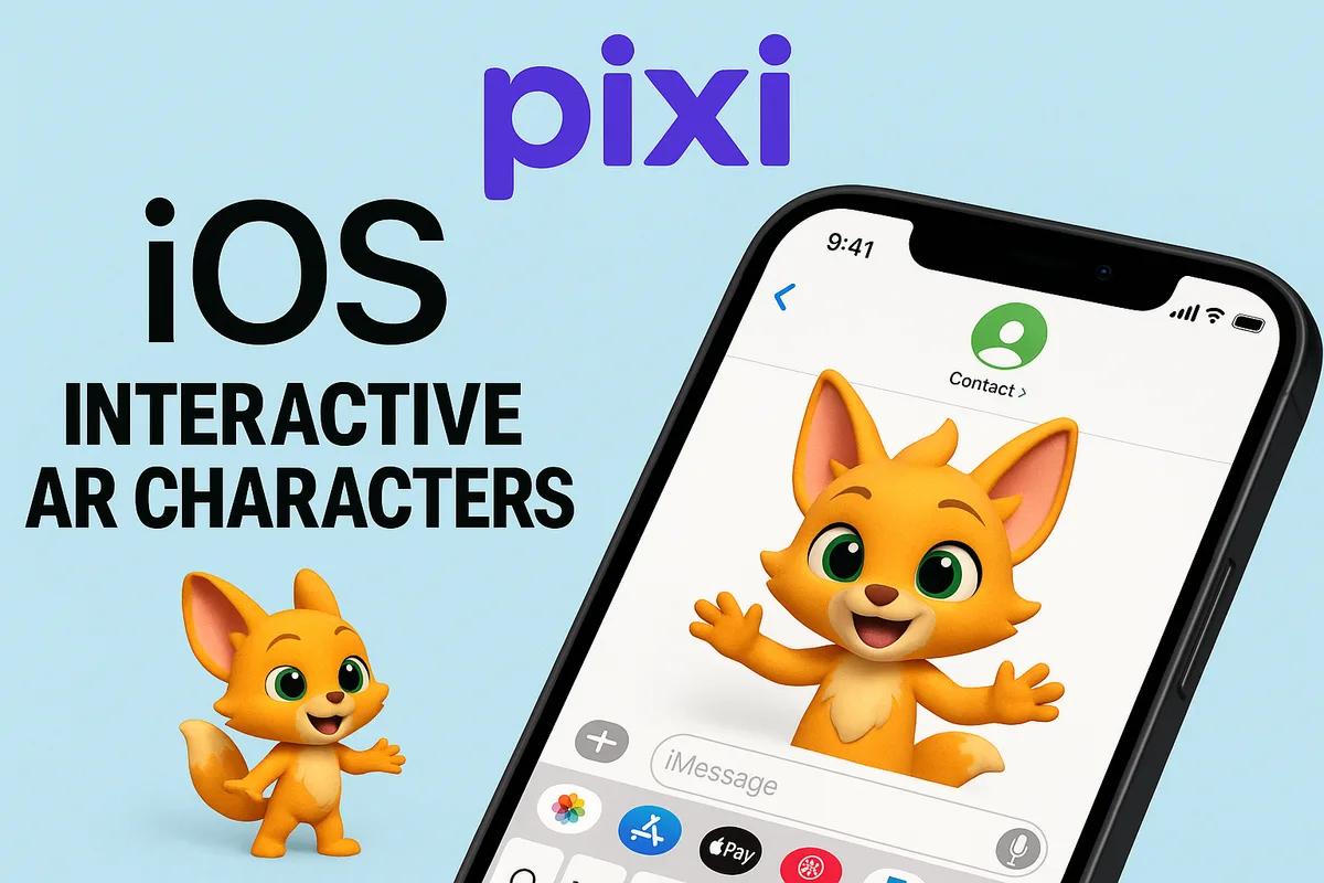 Pixi השיקה אפליקציית iOS ששולחת דמויות AR אינטראקטיביות ב-iMessage