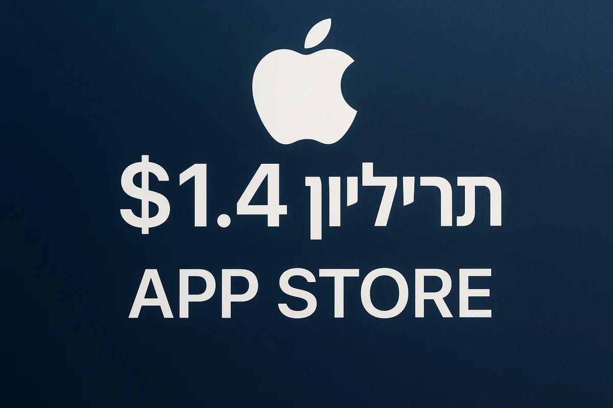 Apple: ה-App Store ייצר פעילות של 1.4 טריליון דולר  והוויכוח על העמלות מתחדד