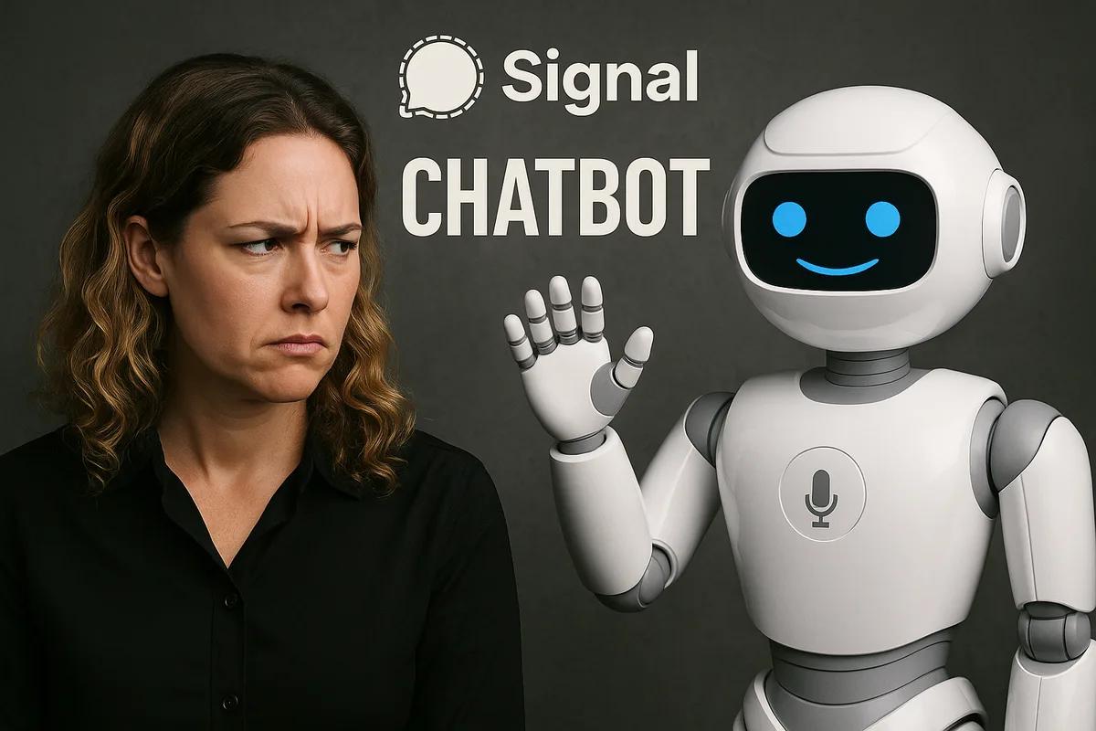 נשיאת Signal מזהירה: צ'אטבוטים של בינה מלאכותית הם כלי איסוף והשפעה, לא חברים