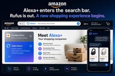Amazon משלבת את Alexa+ בשורת החיפוש ומחליפה את Rufus בחוויית הקנייה