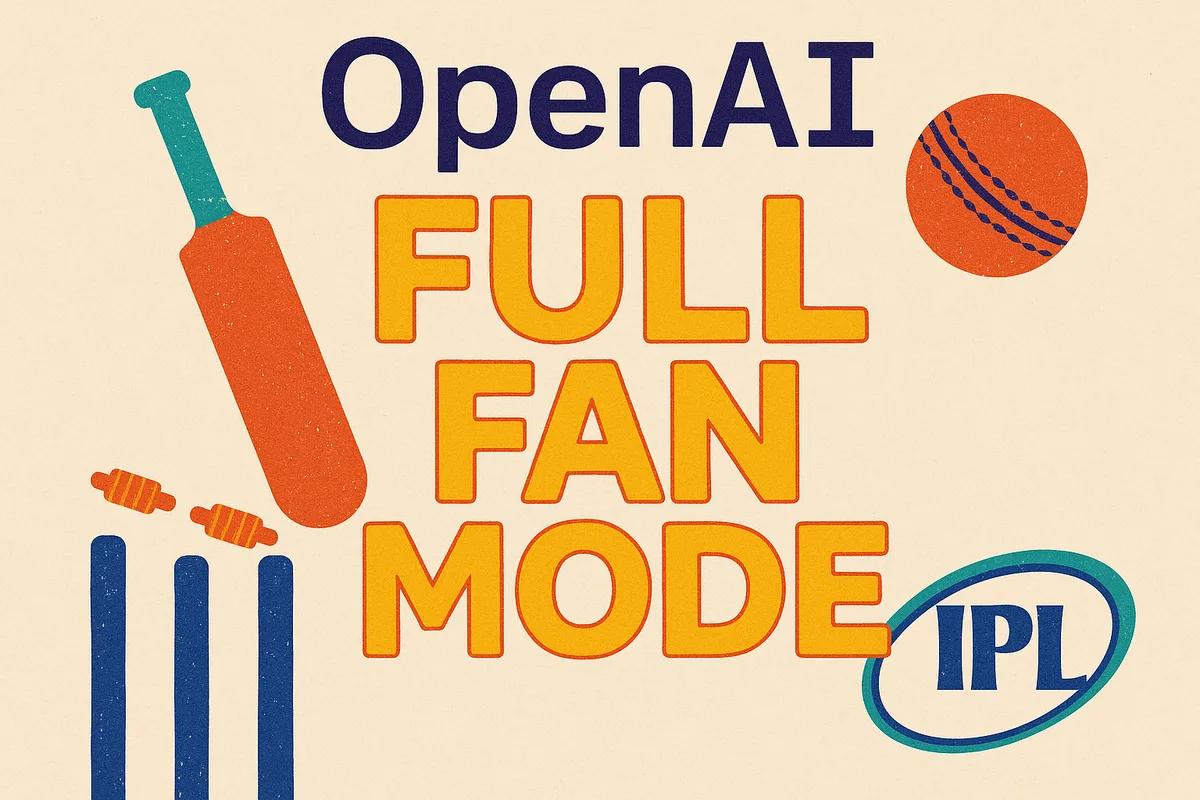 OpenAI פרסמה את תקנון תחרות Full Fan Mode לאוהדי ה-IPL בהודו