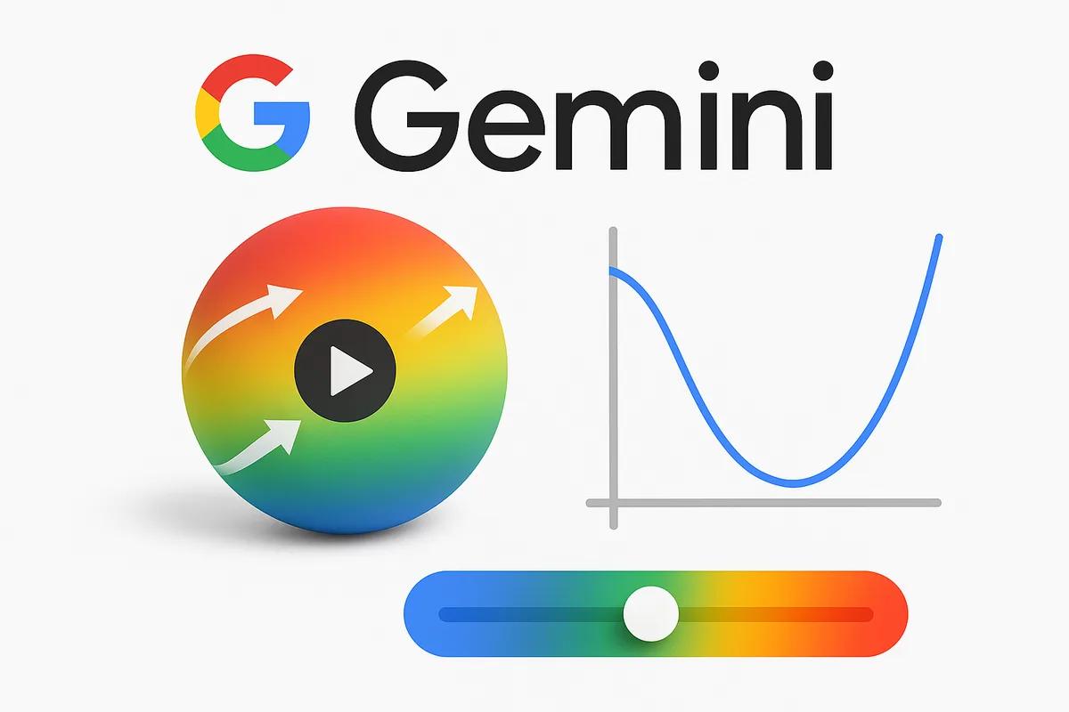 Google מוסיפה ל-Gemini הדמיות תלת־ממד וסימולציות אינטראקטיביות
